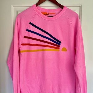 AVIATOR NATION - Daydream Sweatshirt // NEON PINK // Size M